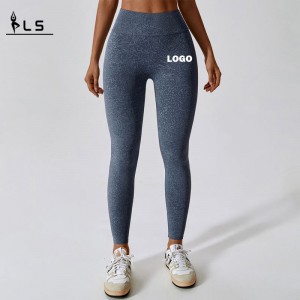 SC1092 Model de logo personalizat Leggings pentru femei împingeți jambiere pentru femei cu talie înaltă butuc de yoga pantalon