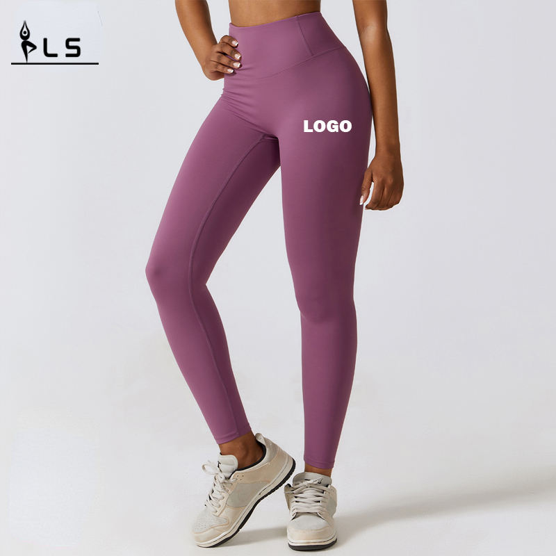 SC101111 Legguri de întindere cu patru sensuri pentru femei 2023 V Back Fitness Gym Purtați haine de yoga pantaloni jambiere